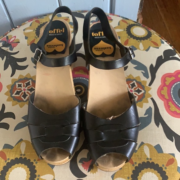 Swedish Hasbeens Peep Toe Super High- EUC! - Picture 4 of 9